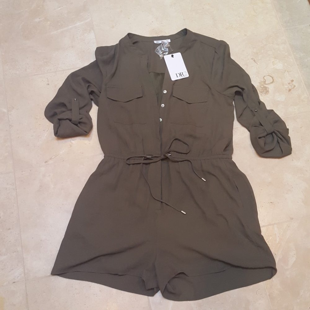 Olive Romper